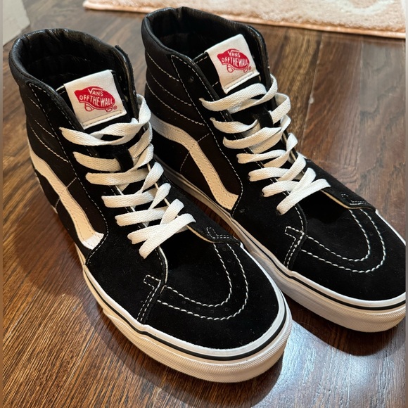 Black High Top Vans - Picture 2 of 3